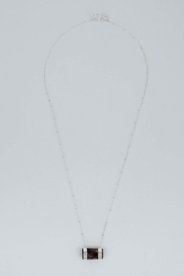 Double Banded Crystal Necklace