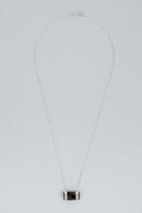 Double Banded Crystal Necklace thumbnail