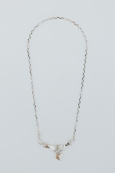 Wings Hawaii Stolen Heart Necklace in sterling silver