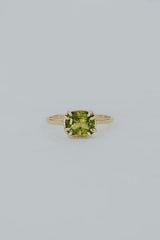 Double Prong Peridot Ring thumbnail