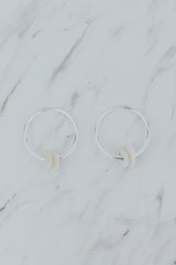 Double Puka Hoop Earrings thumbnail