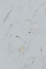 Double Puka Hoop Earrings thumbnail