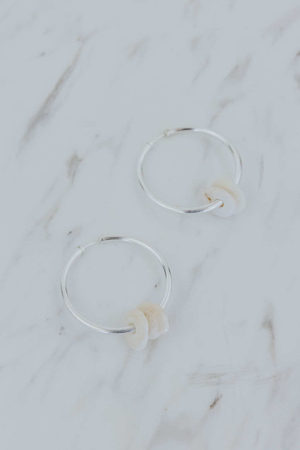Double Puka Hoop Earrings