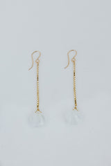 Drop Chain Earrings - Moonstone thumbnail