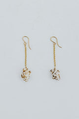 Shell Drop Chain Earrings - Triton Shell thumbnail