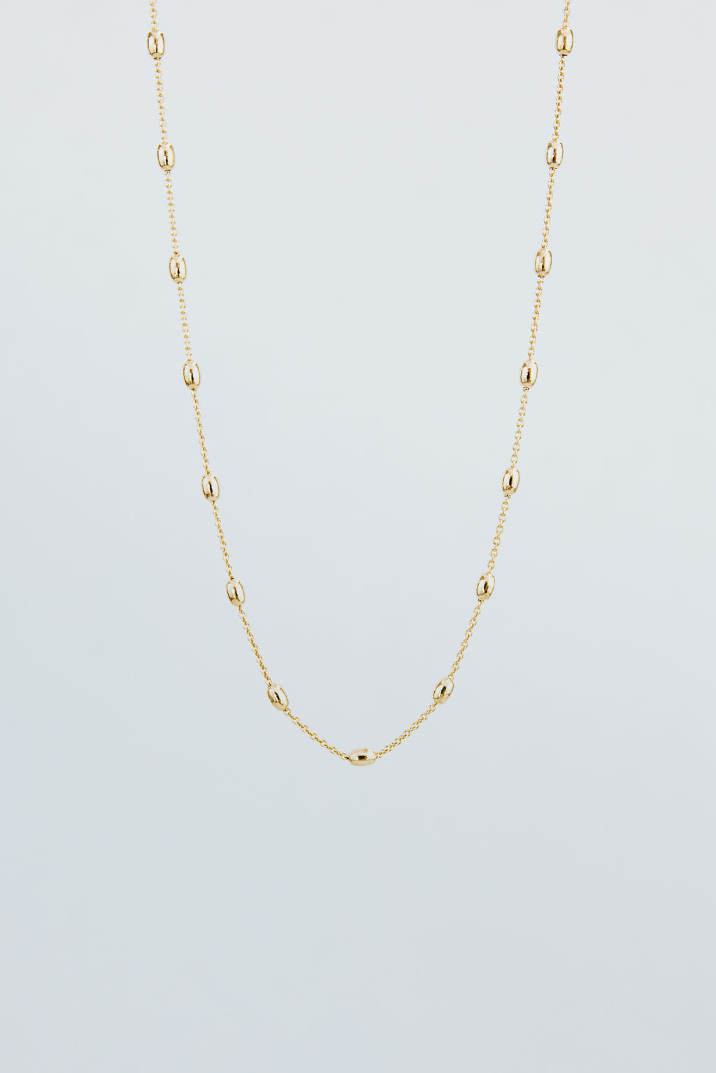 Wings Hawaii Ellipse Chain in 14k gold fill. 16, 18, or 20" lengths. Fine jewelry handmade in Maui. Charm Bar Collection. Wear solo, layered, or add charms. 