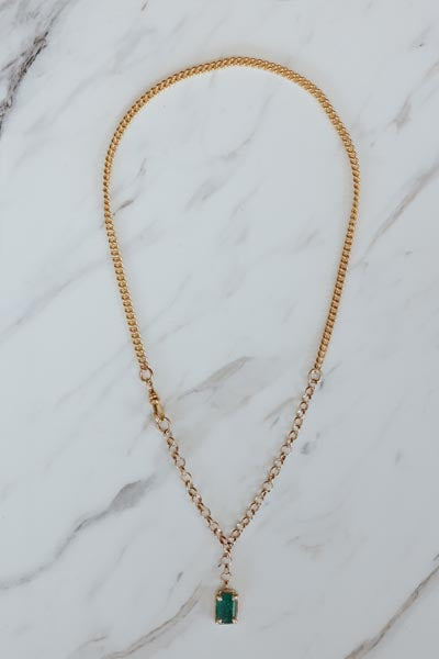 wings hawaii emerald FOB necklace 