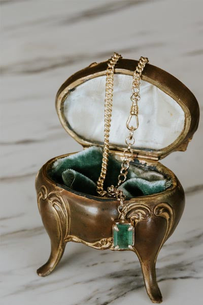 Emerald FOB Necklace