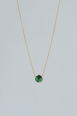 Single Stone Necklace - Cool Tones thumbnail