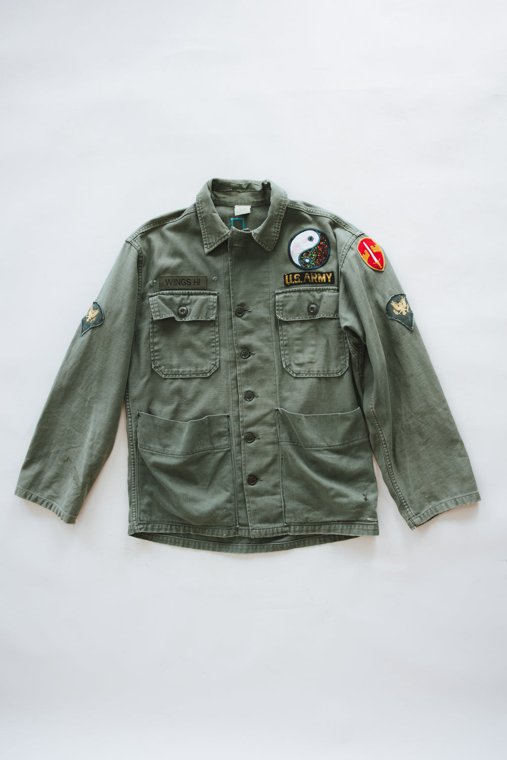 Vintage Army Fatigue Jacket - Evil Eye