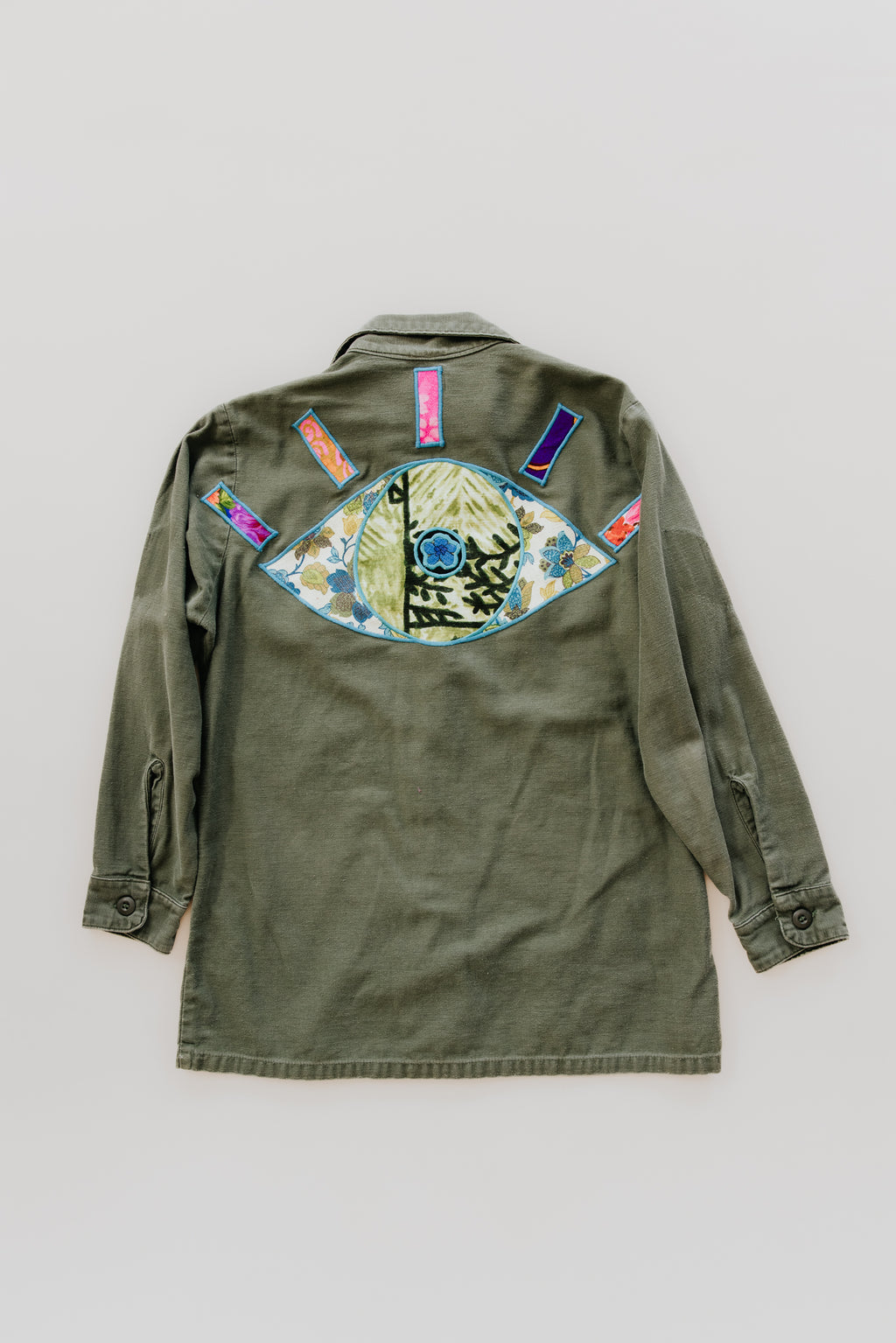 Vintage Army Fatigue Jacket - Evil Eye