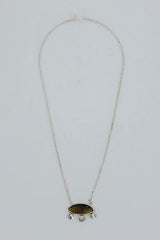 Evil Eye Necklace - Labradorite thumbnail