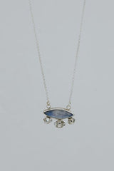 Evil Eye Necklace - Moonstone Petite thumbnail