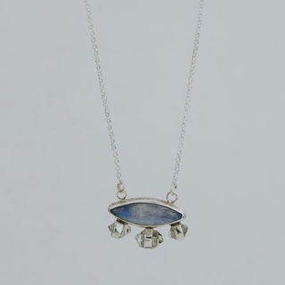 Evil Eye Necklace - Moonstone Petite