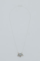 Evil Eye Necklace - Moonstone Petite thumbnail