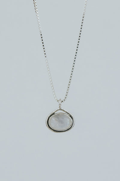Evil Eye Necklace - Moonstone