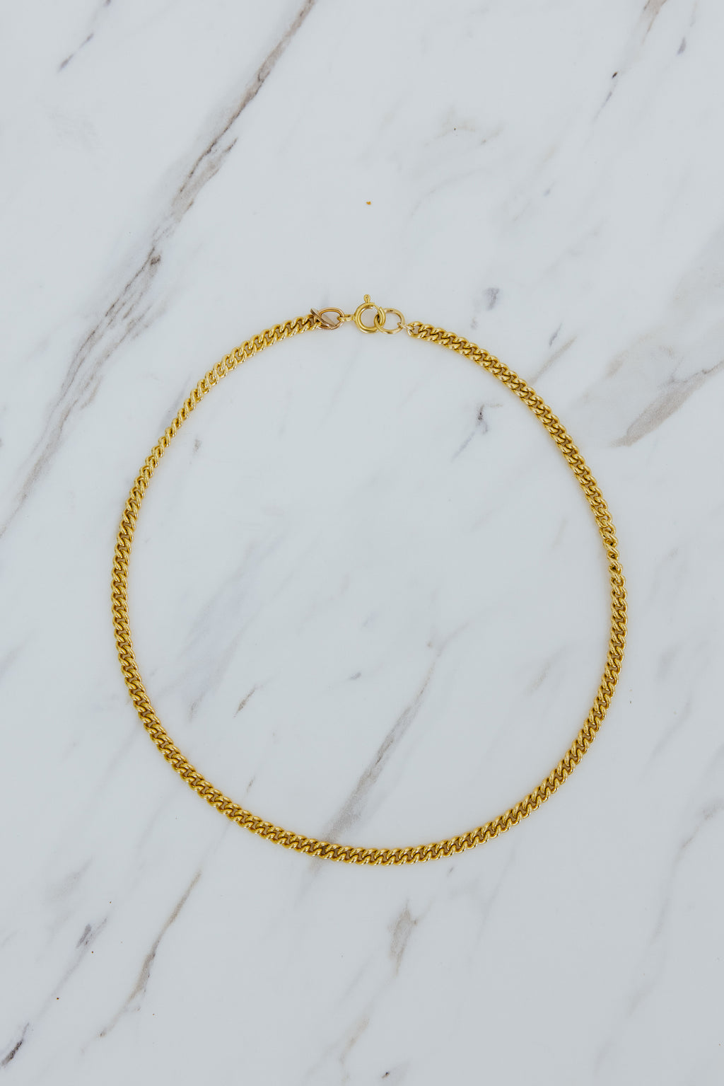 Wings Hawaii extra large curb chain choker necklace in 14k gold-filled. 14" chain. Fine jewelry handcrafted in Maui. 