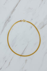 Wings Hawaii extra large curb chain choker necklace in 14k gold-filled. 14" chain. Fine jewelry handcrafted in Maui.  thumbnail