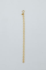 Model wearing Wings Hawaii Chain Reaction Bracelet in gold fill  thumbnail