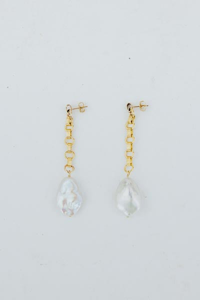 Wings Hawaii Chain Reaction Pearl Earrings 