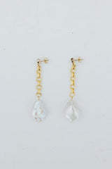 Wings Hawaii Chain Reaction Pearl Earrings  thumbnail