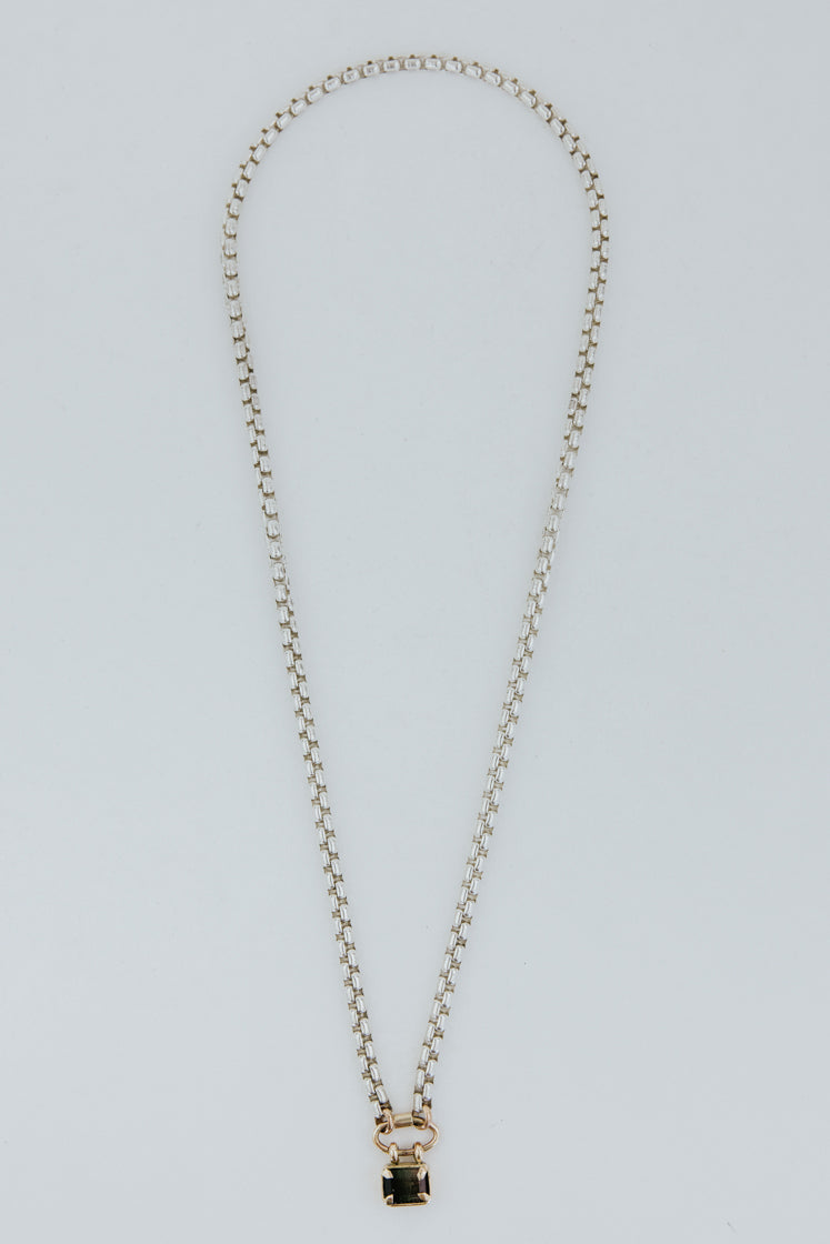 Tourmaline Dream Necklace  - 14k + SS