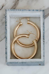 wings hawaii fatty hoops in gold fill thumbnail