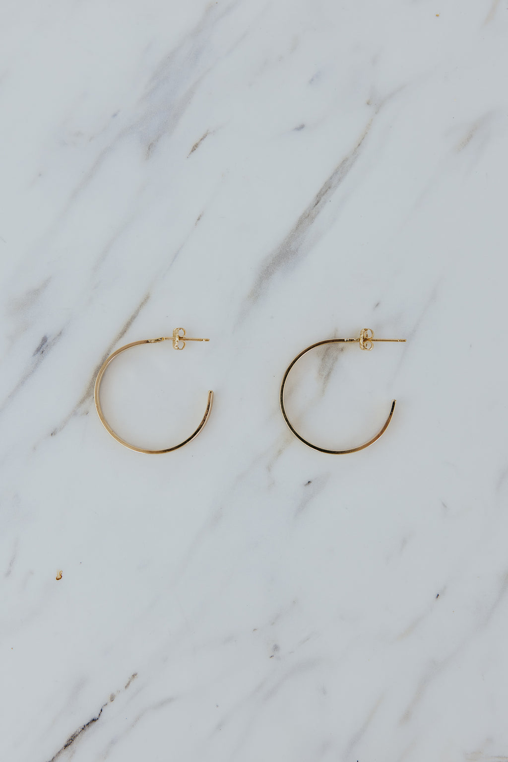 Wings Hawaii Cuff Hoop Stud Earrings in 14k gold-fill. Fine jewelry handmade in Maui. 