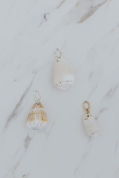 Necklace Charms - Flea Cone Shells
