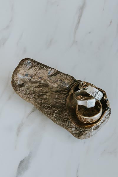 Fleur De Lis Band Rings