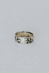 Fleur De Lis Band Rings thumbnail