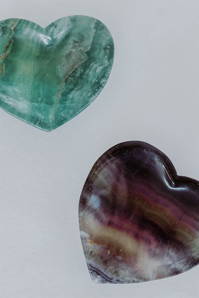 Heart Shaped Crystal Dish