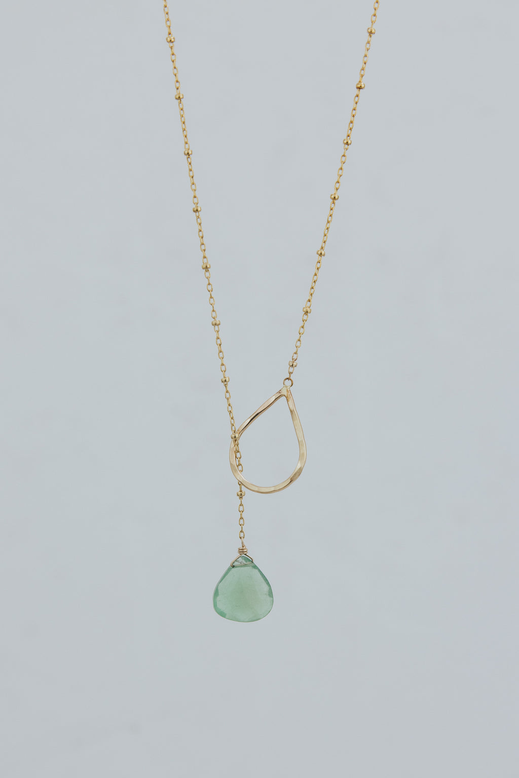 Lariat Necklace - Fluorite