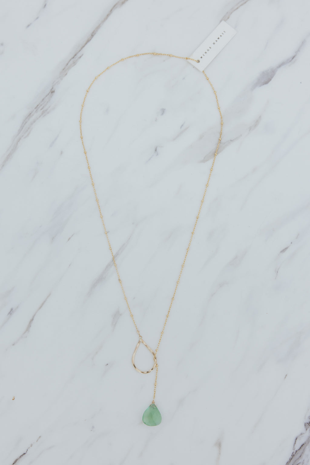 Lariat Necklace - Fluorite