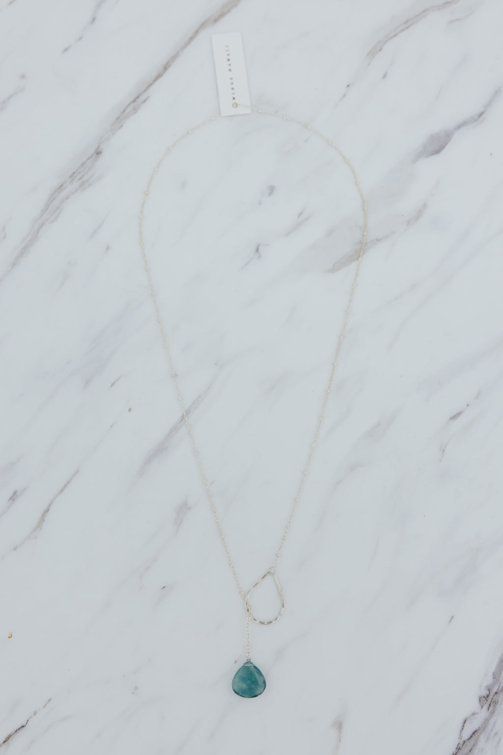 Lariat Necklace - Fluorite