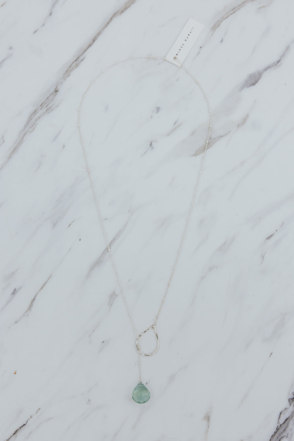 Lariat Necklace - Fluorite