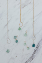 Lariat Necklace - Fluorite thumbnail