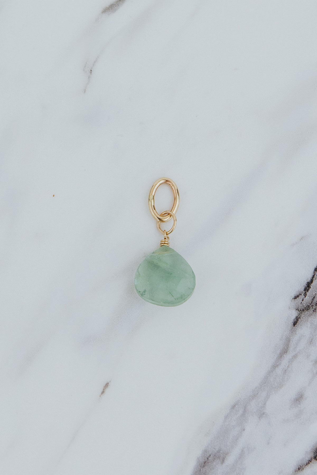 Gemstone Necklace Charms - Greens