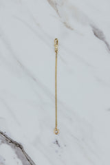 Wings Hawaii fob necklace extender in solid 14k yellow gold curb chain and swivel clasp. Fine jewelry handmade in Maui. Made for collecting charms, personalized, customized necklaces. 