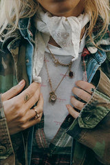 Tourmaline Fob Necklace thumbnail