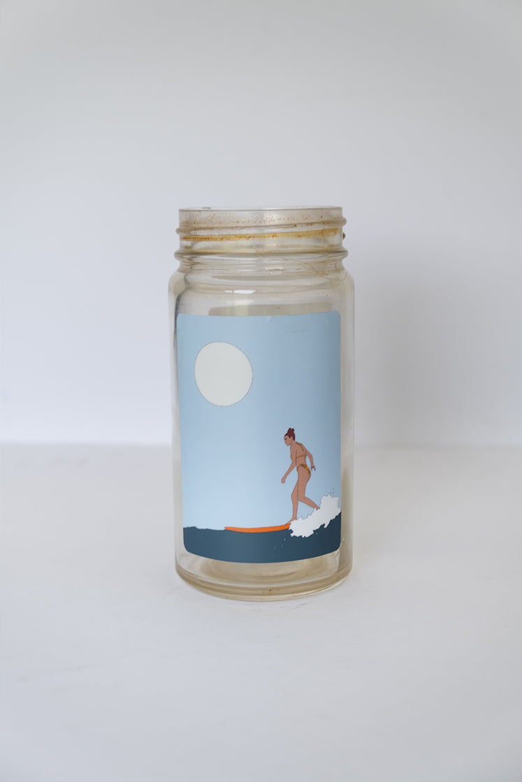 Surfer Girl Sticker - Full Moon