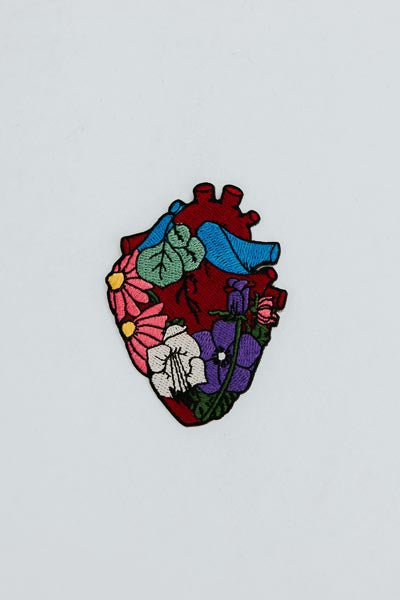 Wings Hawaii Garden Heart Patch