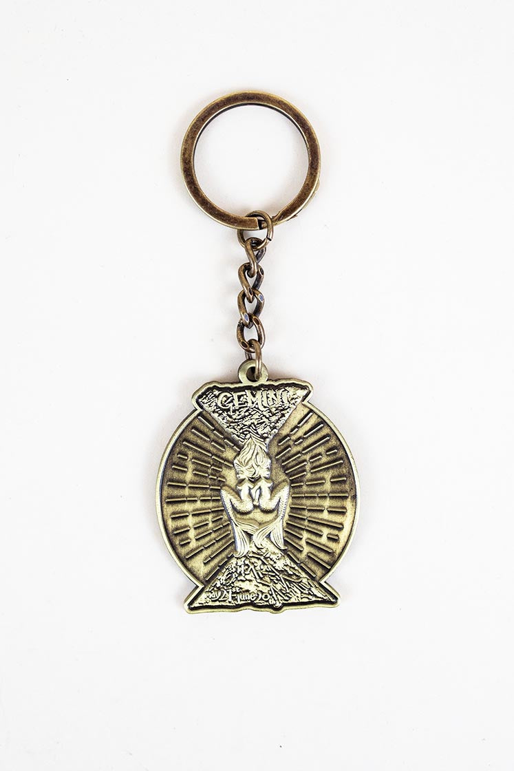 Wings Hawaii zodiac mermaid keychain - Gemini