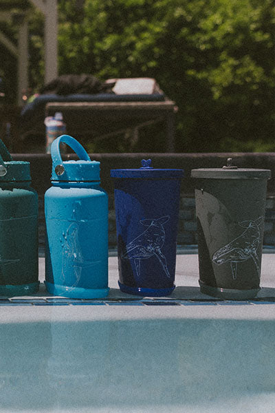 Humpback Whale Tumbler - Grey