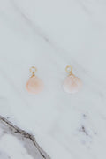 Earring Charms - Pink Opal