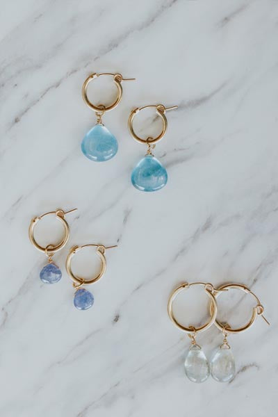 Earring Charms - Tanzanite