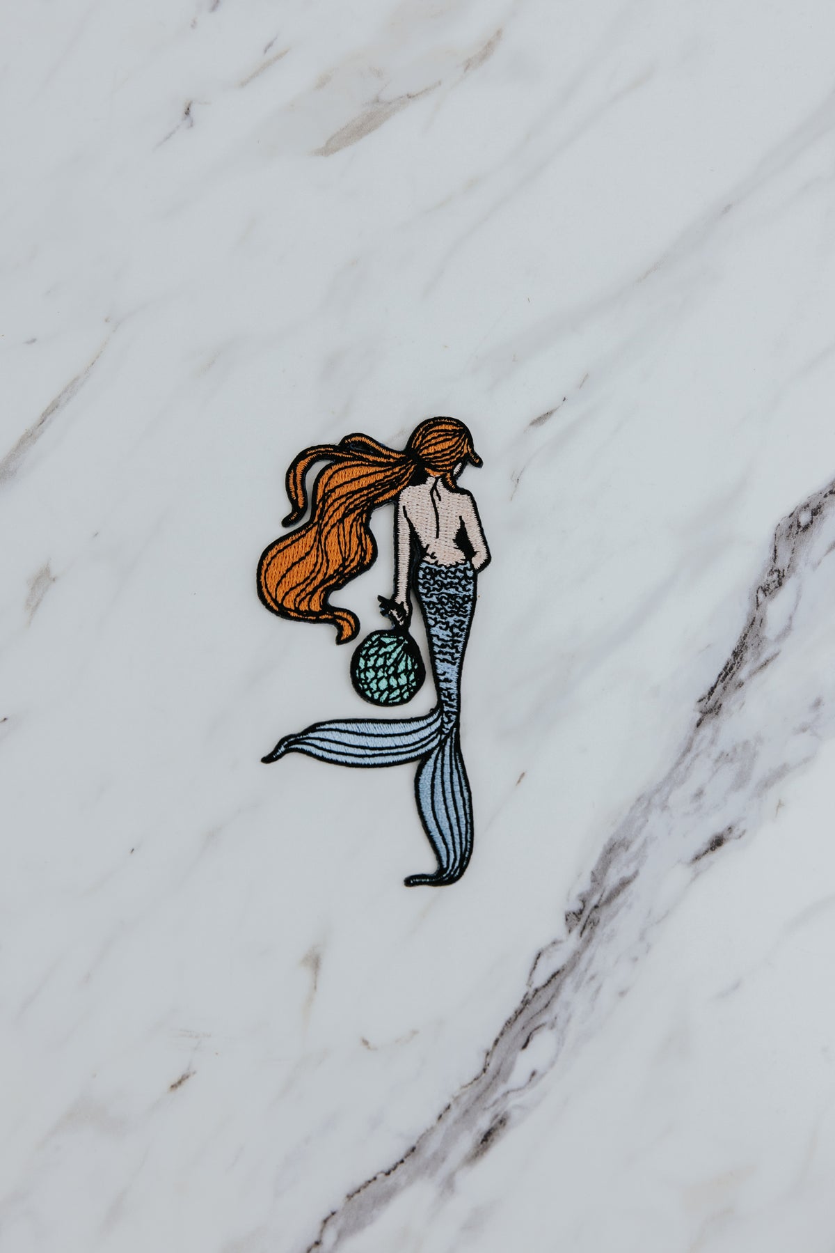 Embroidered Patch - Glass Float Mermaid