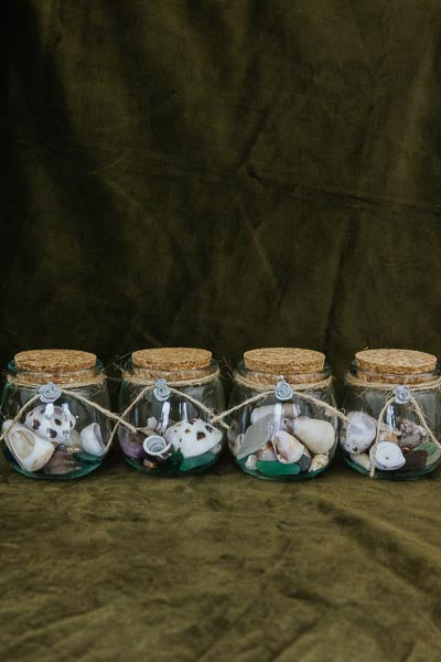 wings hawaii wish bottles shells and sea glass large