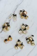 Vintage Revival Glass Ornaments - Gold thumbnail
