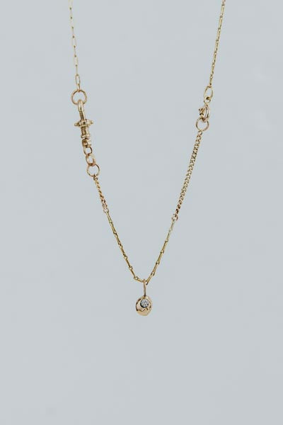 Charm Collector Necklace | 14K
